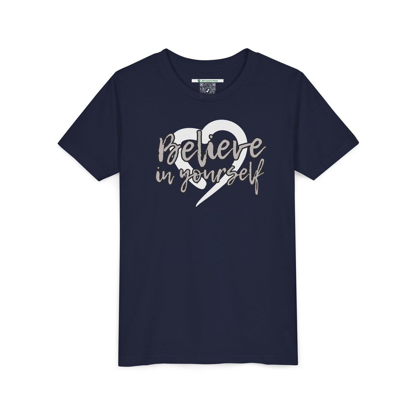 Believe In Yourself -- Gray (Youth Unisex Tee)
