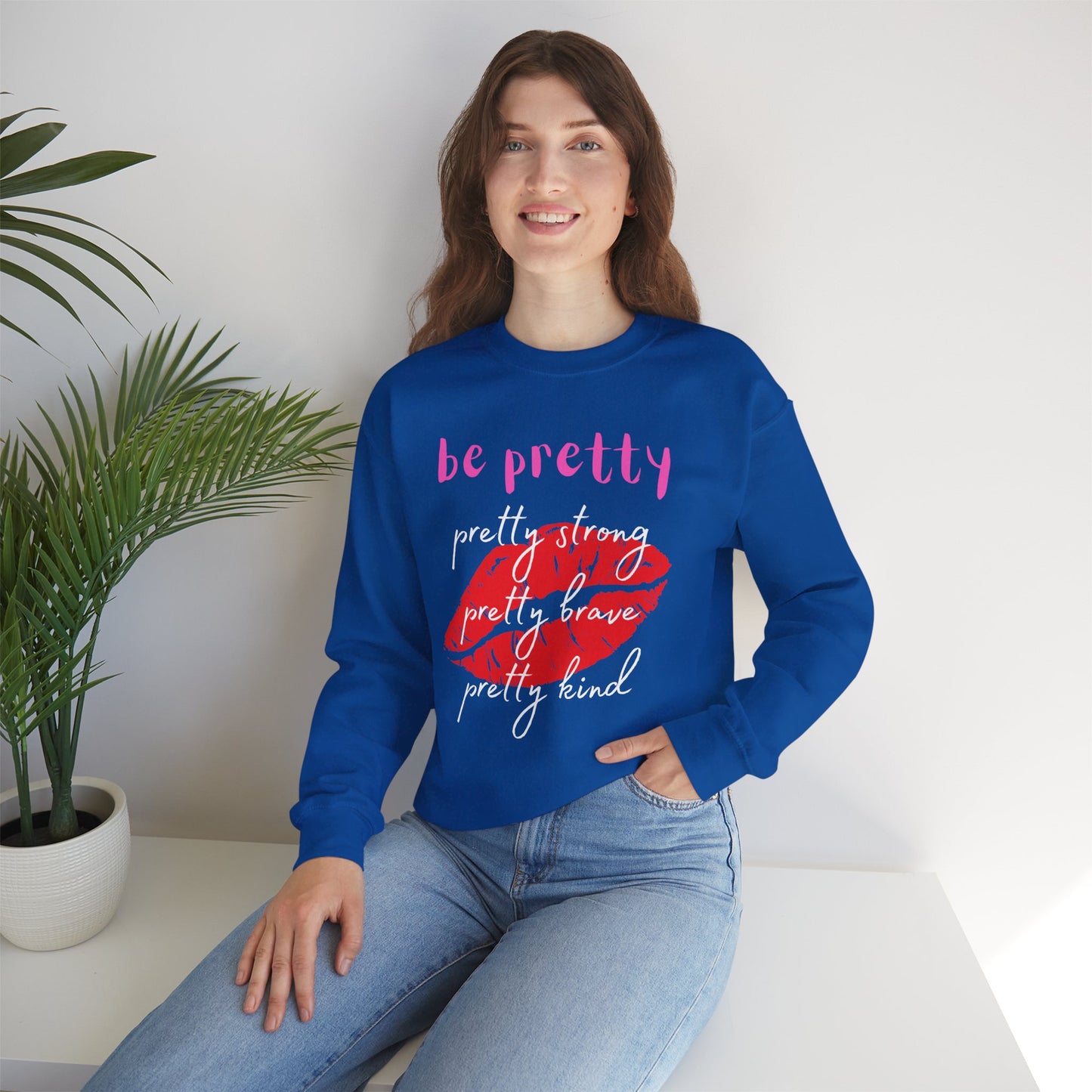 Be Pretty (Adult Unisex Crewneck Sweatshirt)
