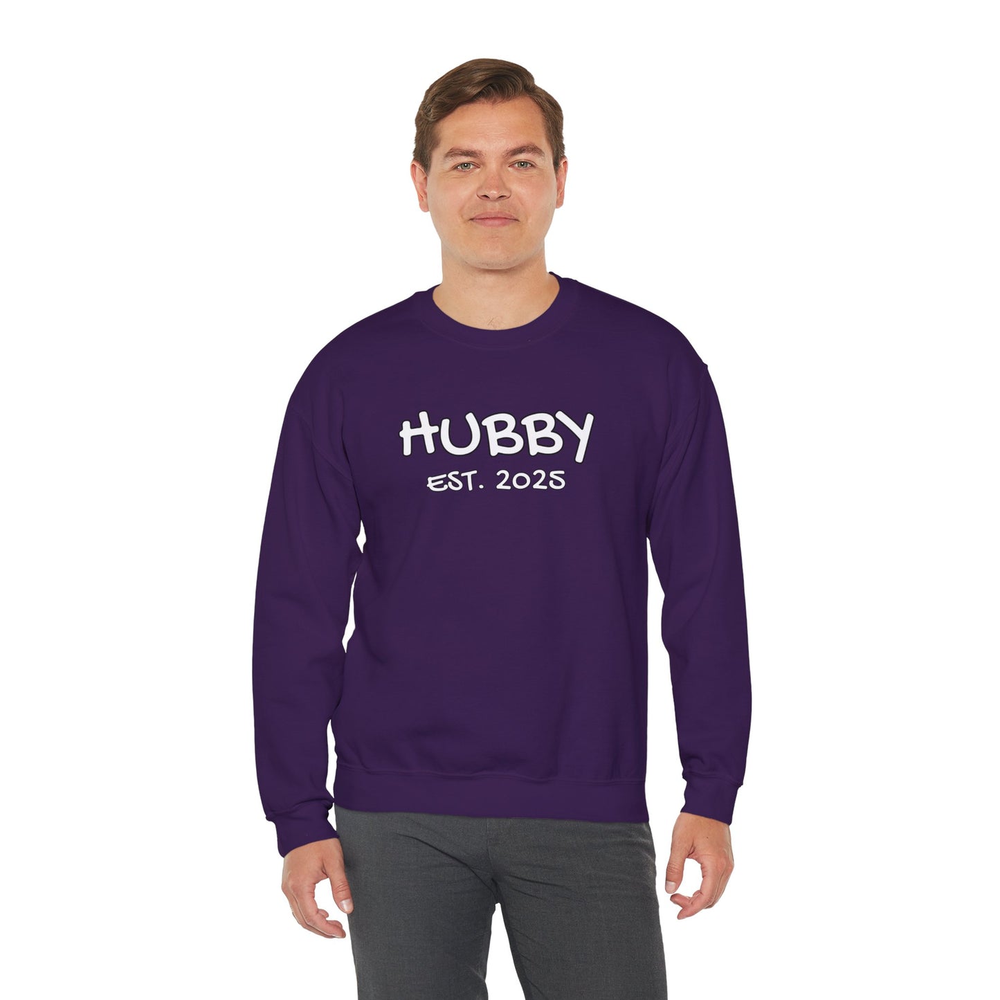Matching Marriage Set -- "Hubby" (Adult Unisex Crewneck Sweatshirt)