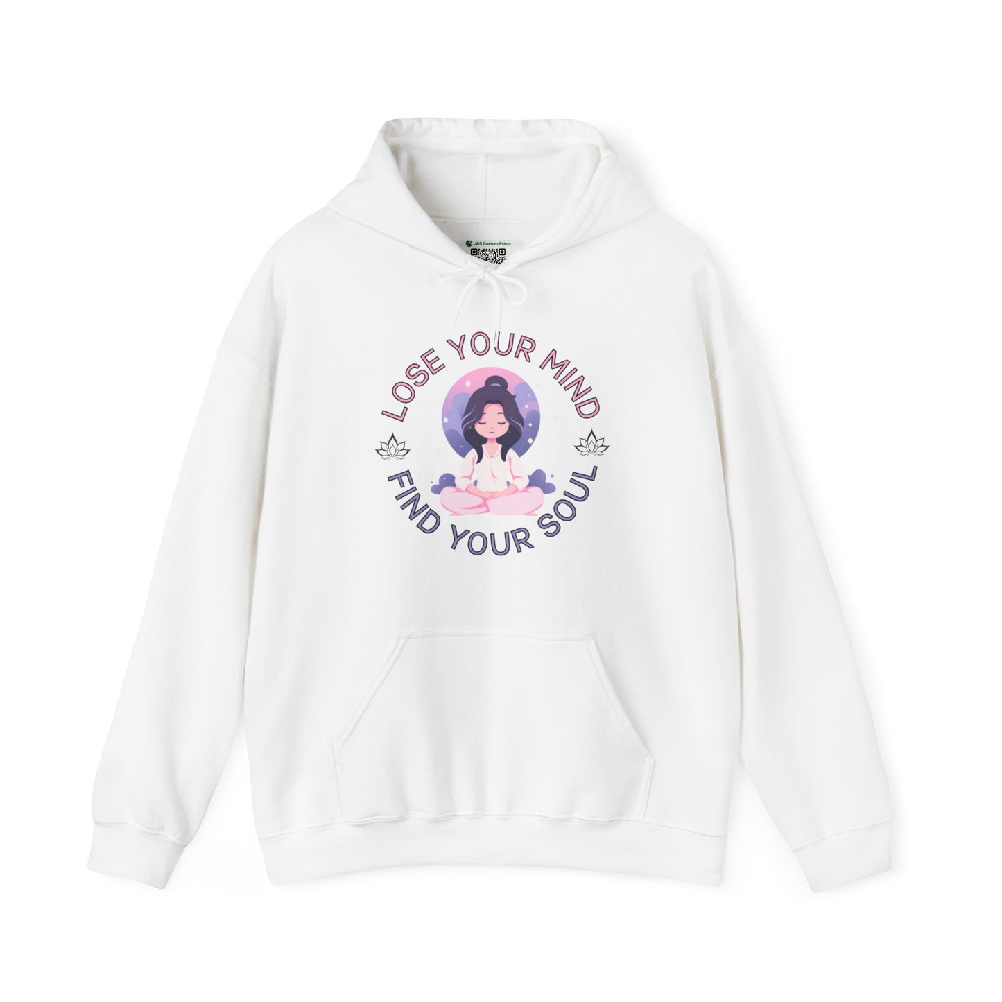 Mindful Awareness -- Meditation (Adult Unisex Hooded Sweatshirt)