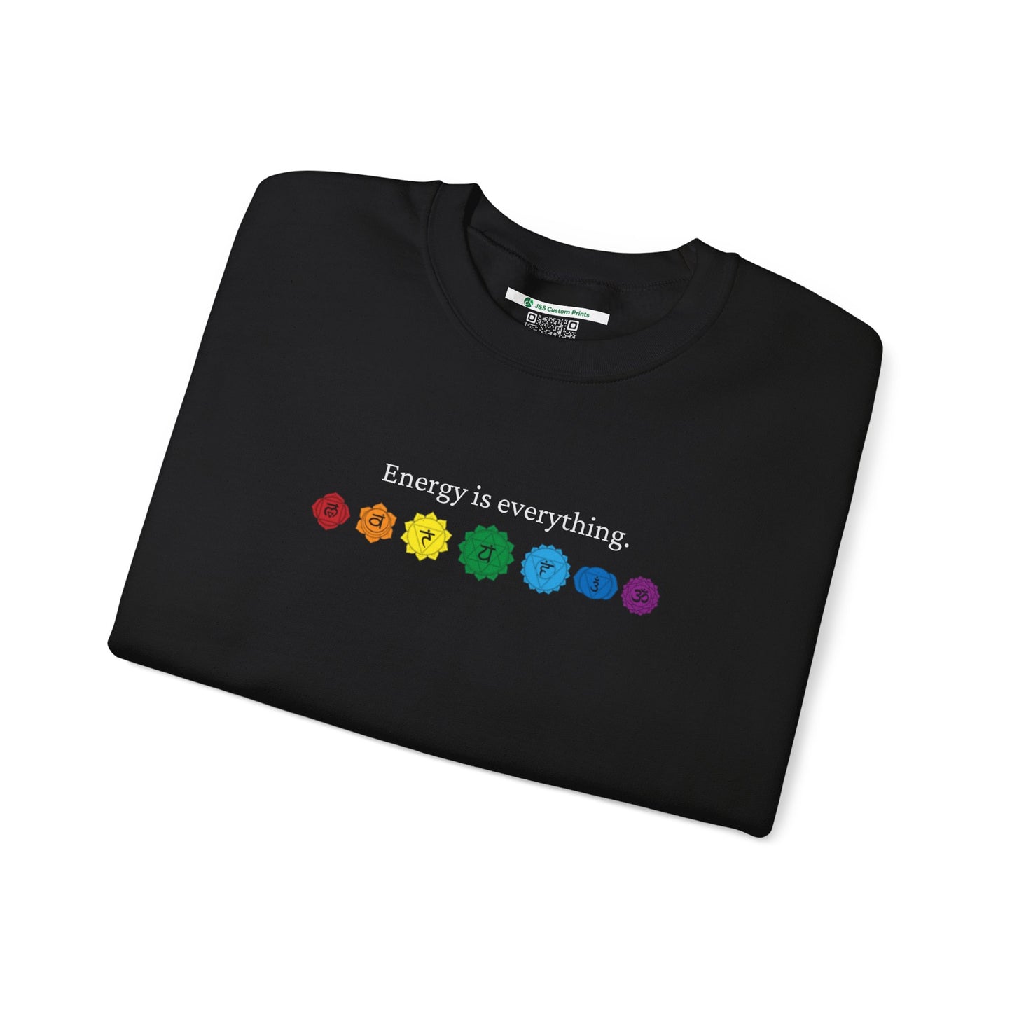 Energy is Everything -- Chakras (Adult Unisex Crewneck Sweatshirt)