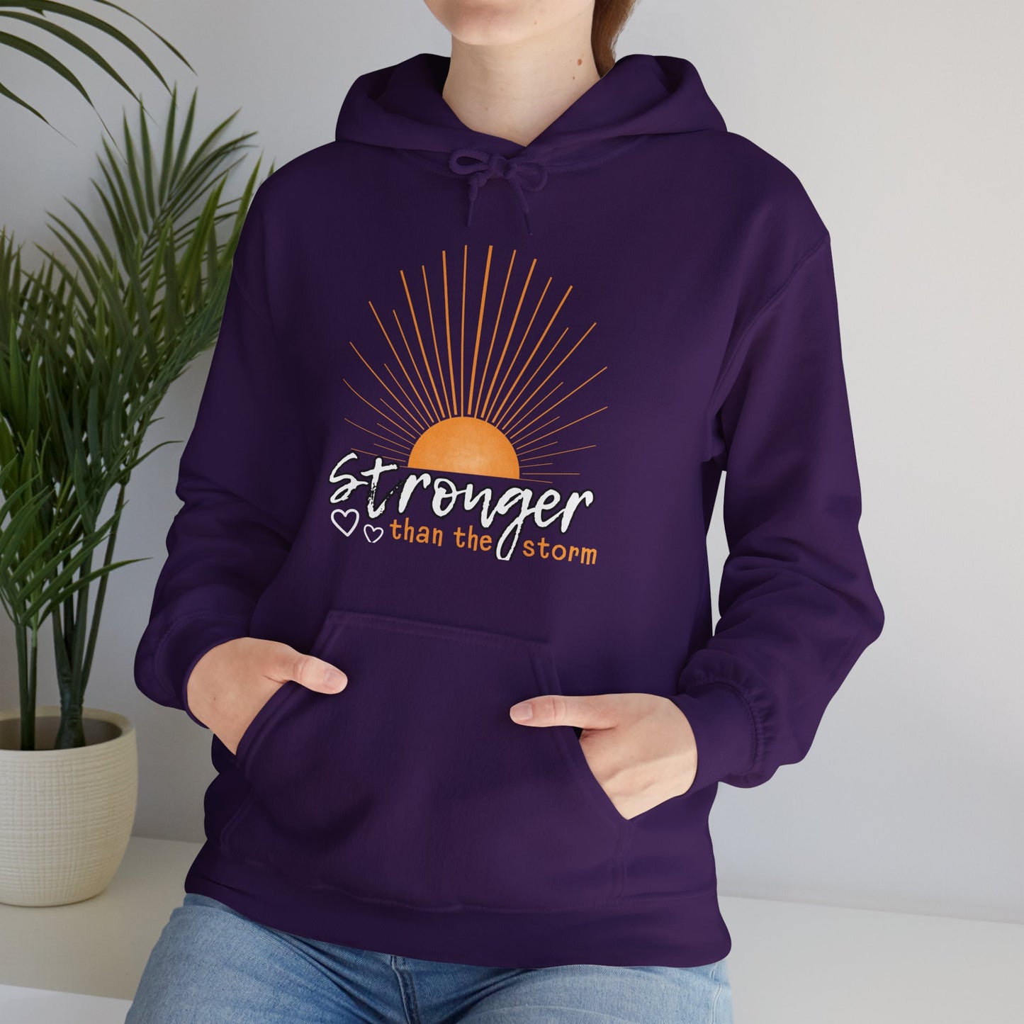 Stronger Than the Storm (Adult Unisex Hooded Sweatshirt)