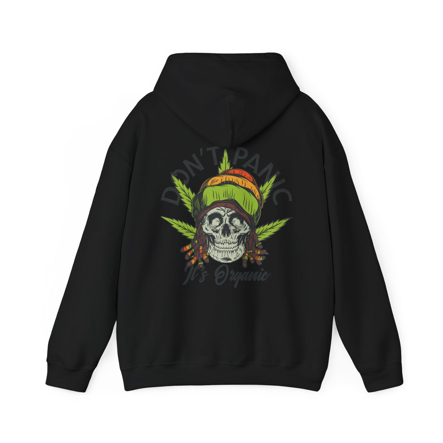 Cannabis -- Don't Panic It's Organic (Adult Unisex Hooded Sweatshirt)