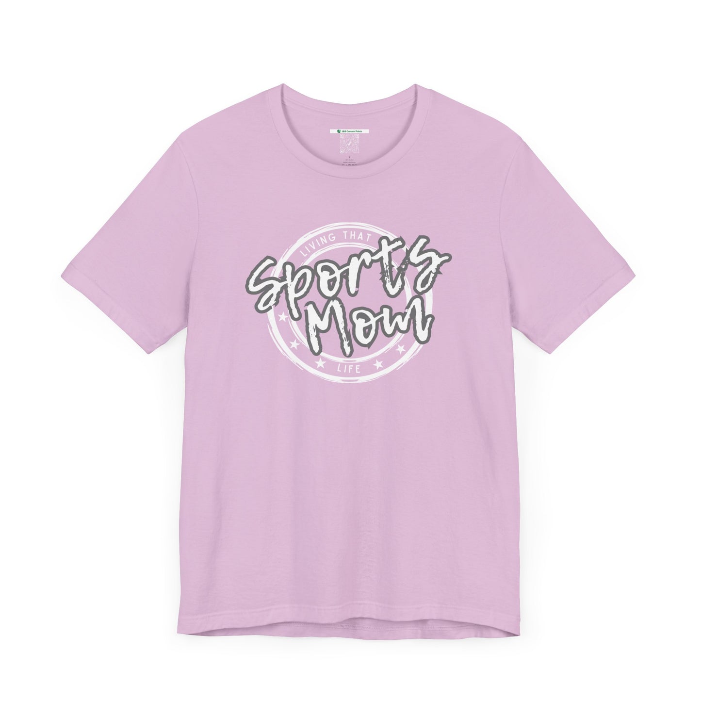 Sports Mom -- Gray Font (Adult Unisex Tee)