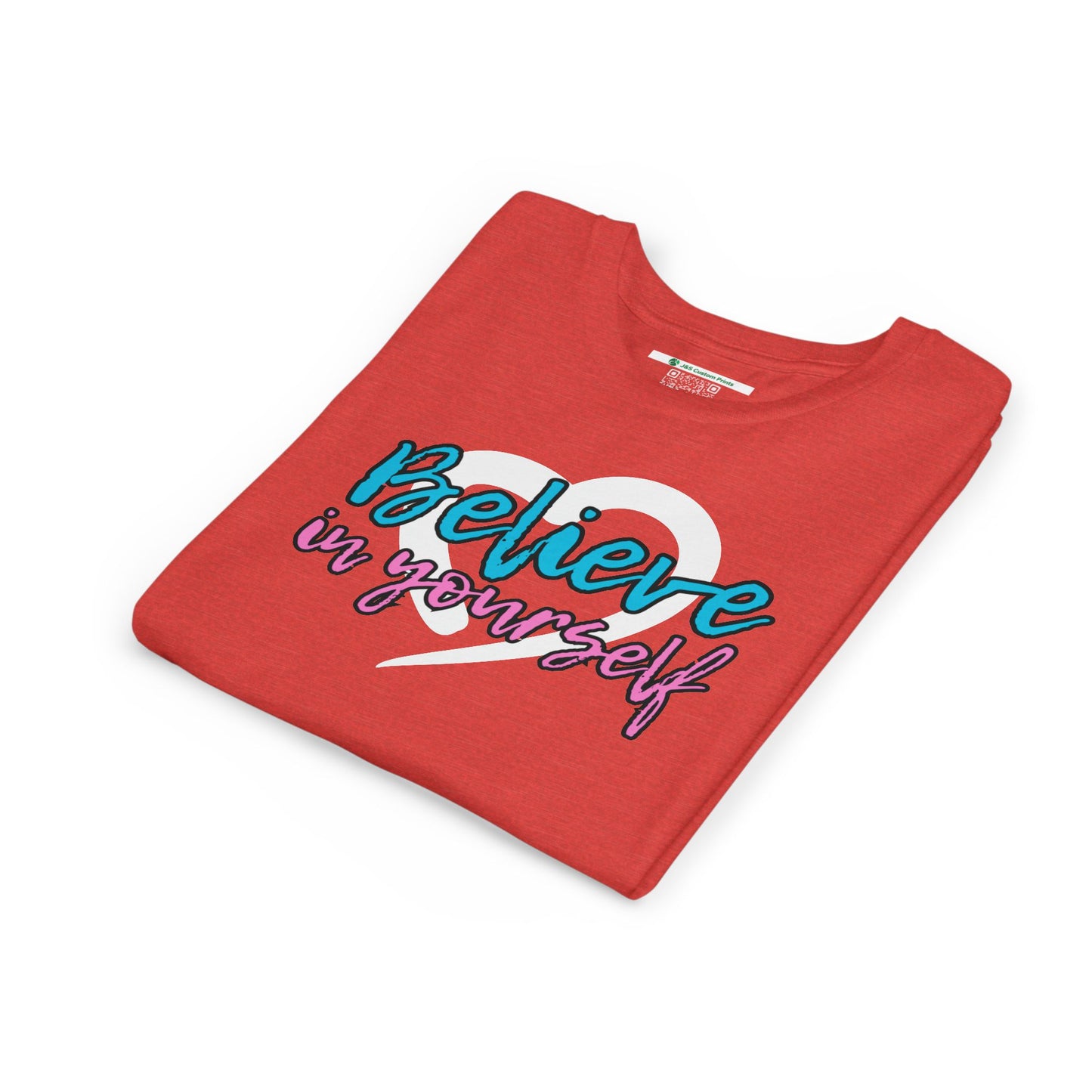 Believe In Yourself -- Blue/Pink (Youth Unisex Tee)