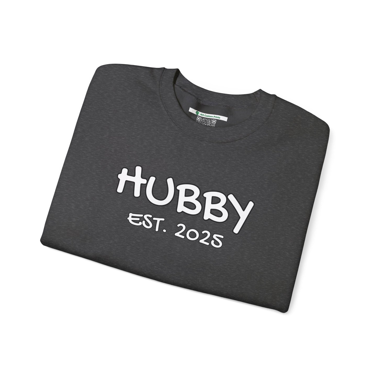 Matching Marriage Set -- "Hubby" (Adult Unisex Crewneck Sweatshirt)