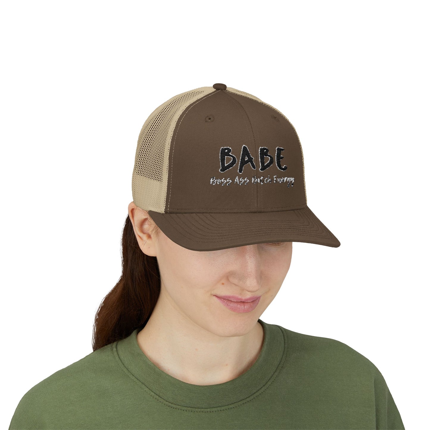 BABE (Embroidered Snapback Trucker Hat)