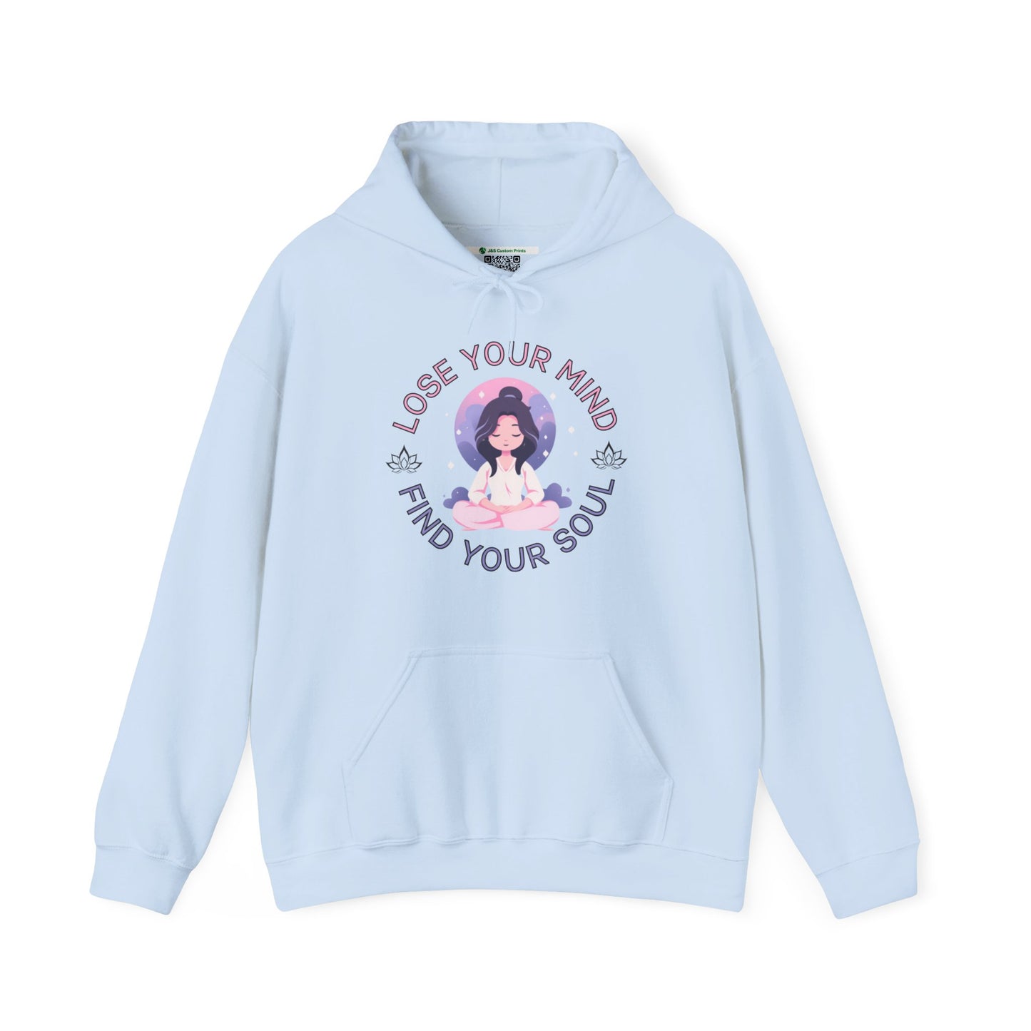 Mindful Awareness -- Meditation (Adult Unisex Hooded Sweatshirt)