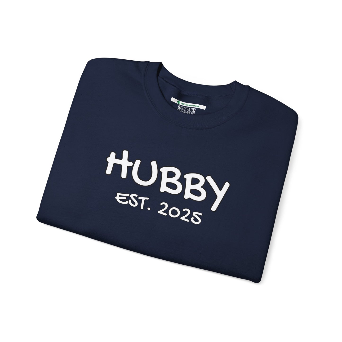 Matching Marriage Set -- "Hubby" (Adult Unisex Crewneck Sweatshirt)