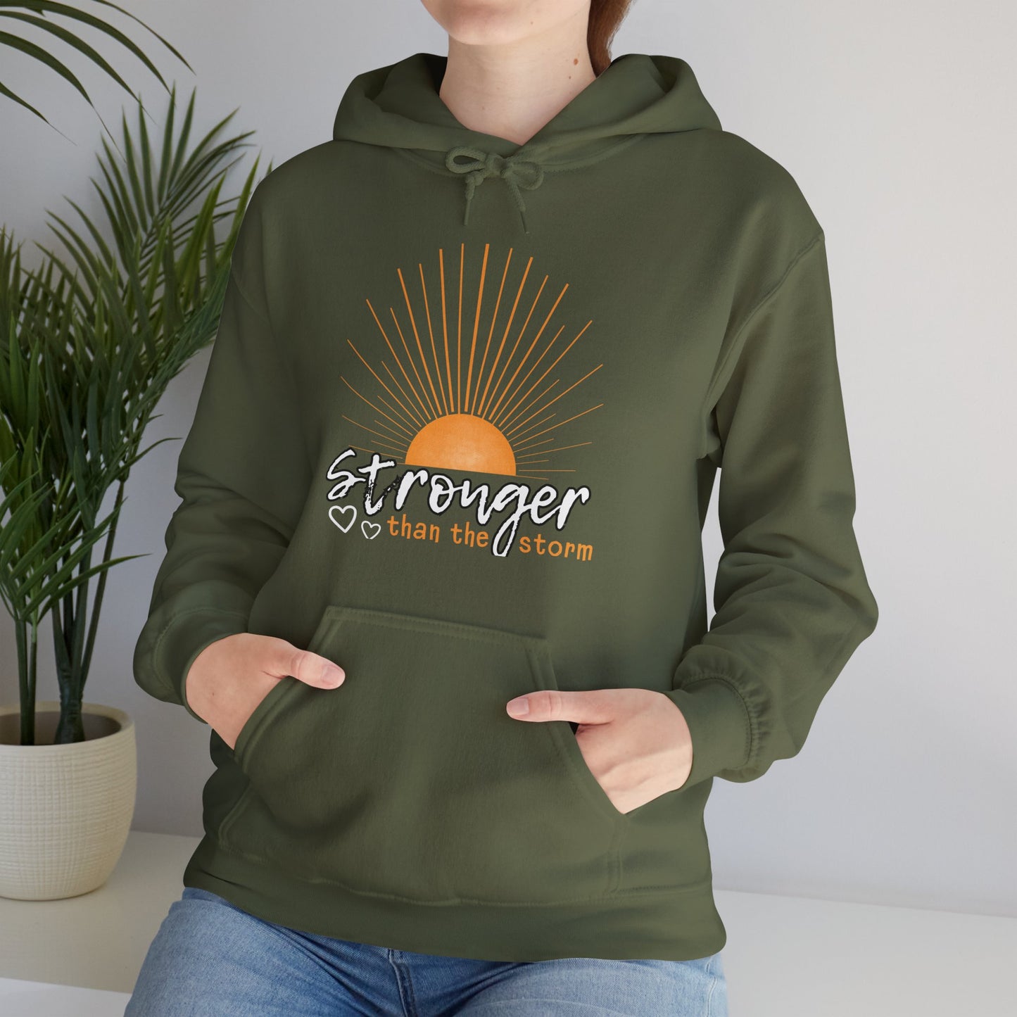 Stronger Than the Storm (Adult Unisex Hooded Sweatshirt)