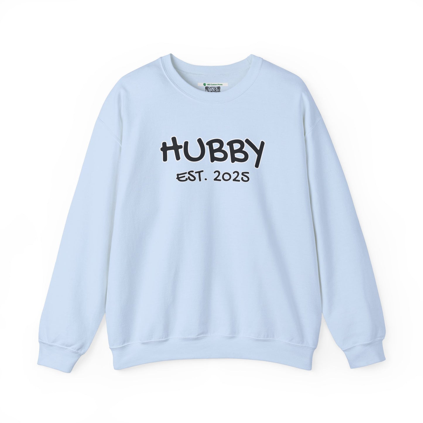Matching Marriage Set -- "Hubby" (Adult Unisex Crewneck Sweatshirt)