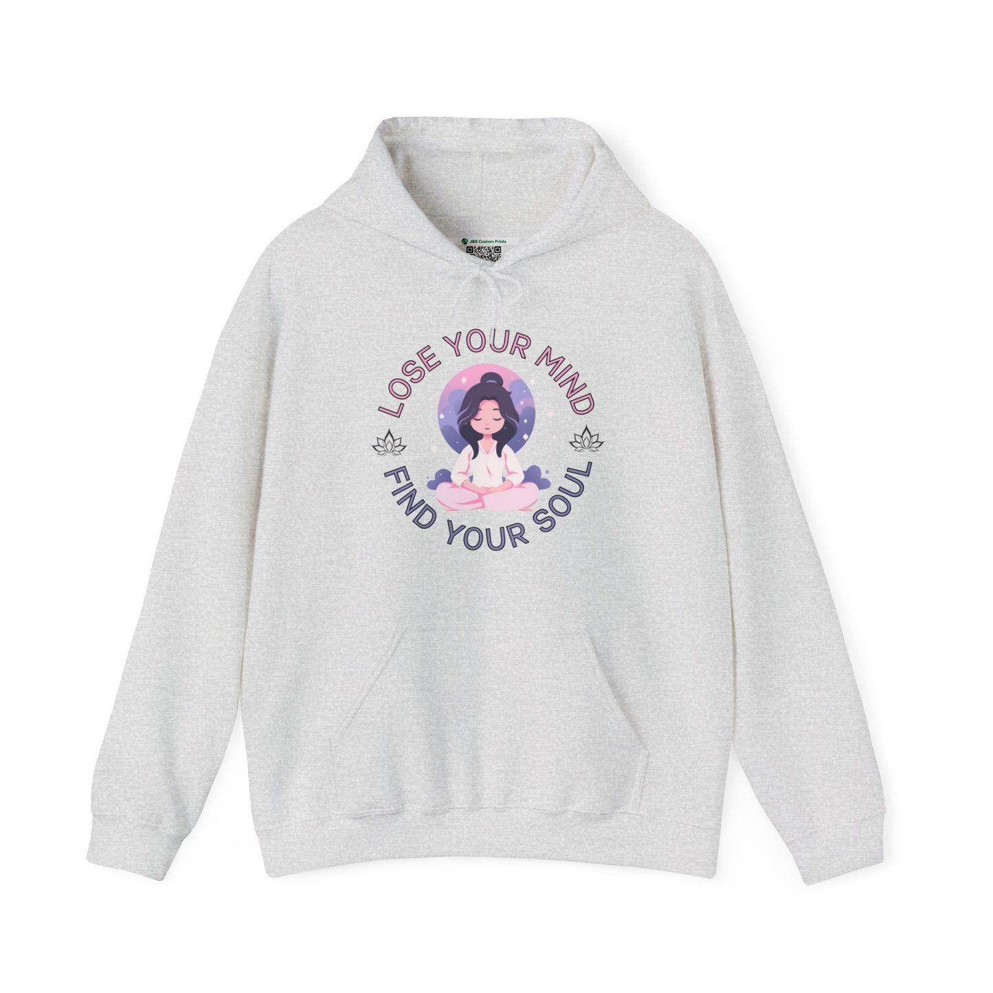 Mindful Awareness -- Meditation (Adult Unisex Hooded Sweatshirt)