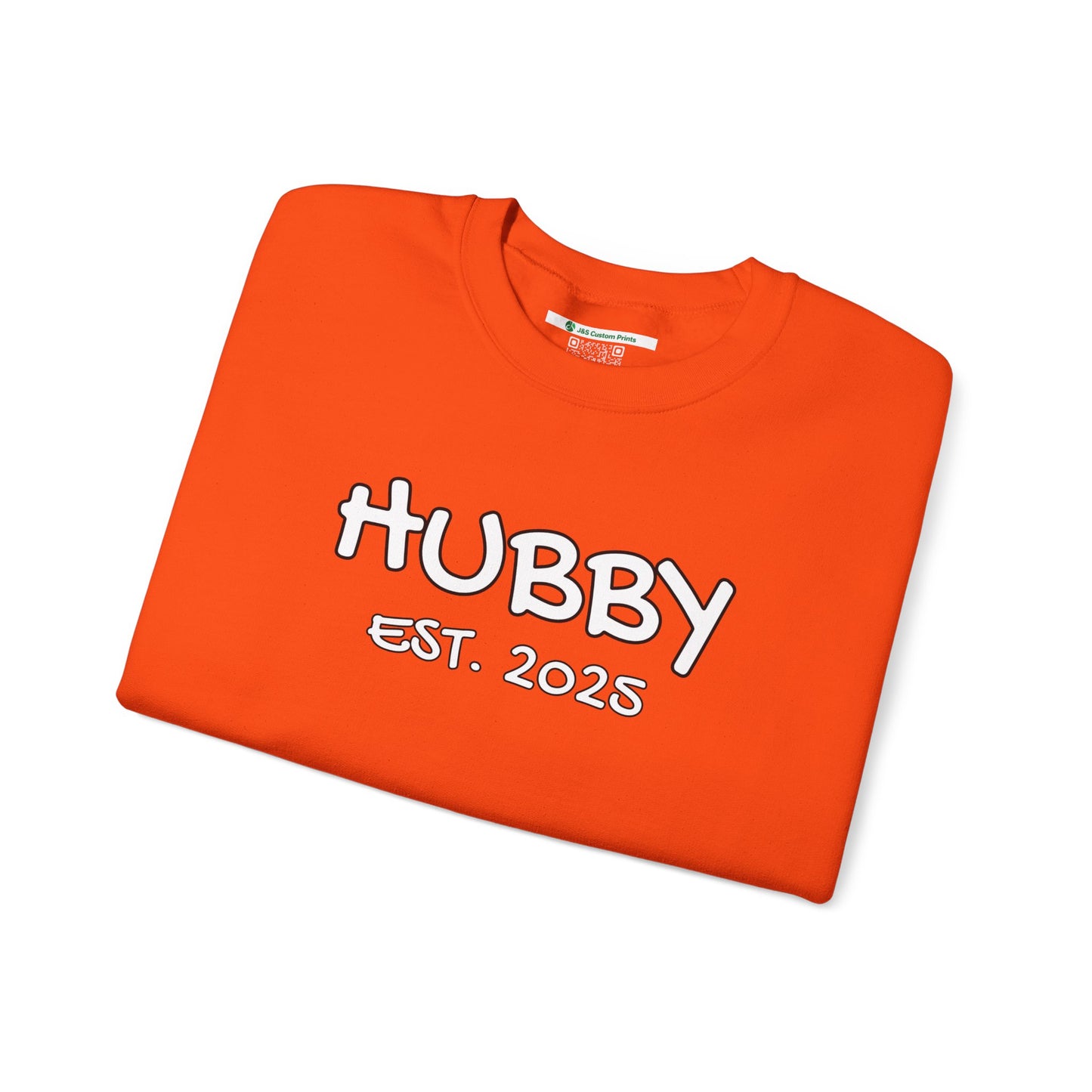 Matching Marriage Set -- "Hubby" (Adult Unisex Crewneck Sweatshirt)