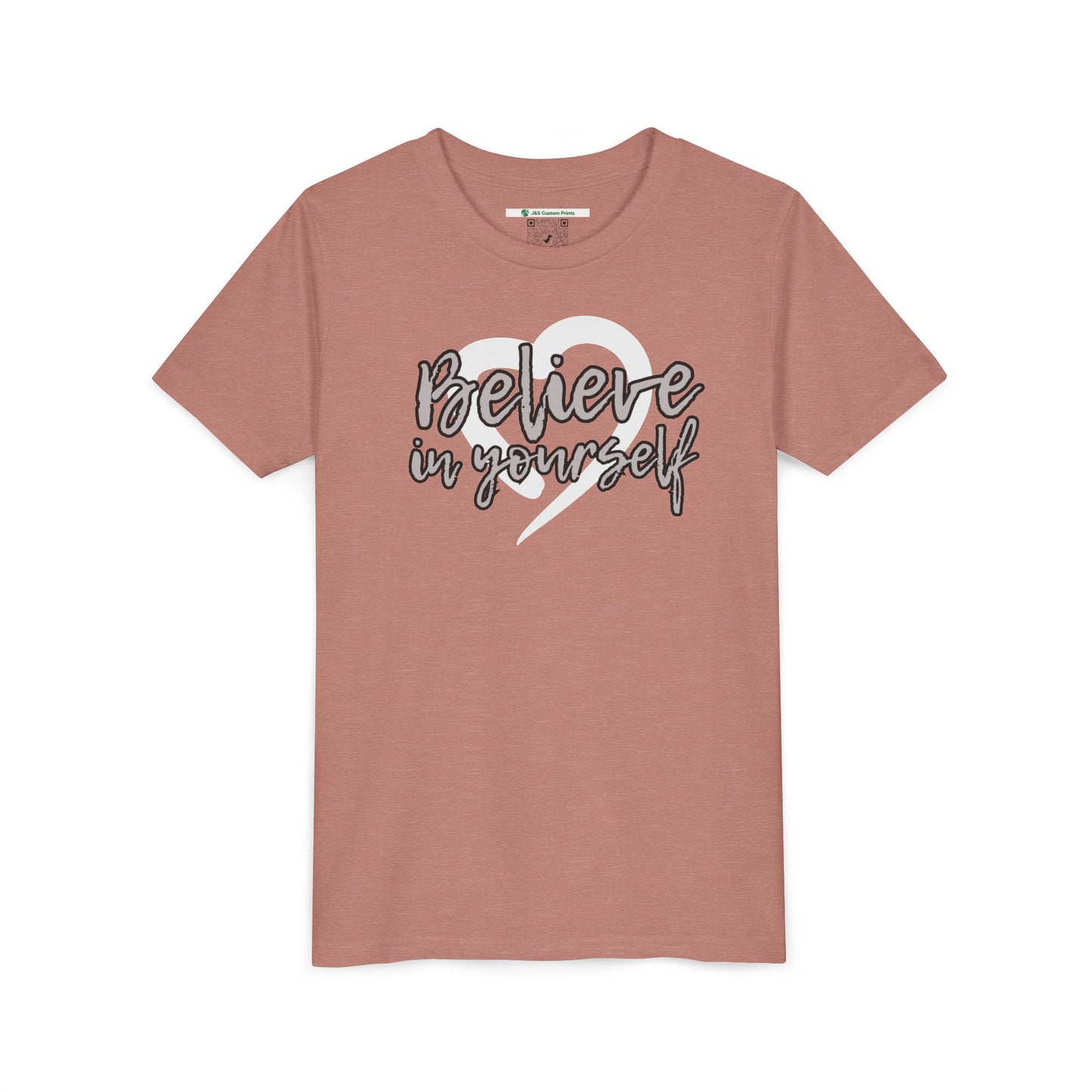 Believe In Yourself -- Gray (Youth Unisex Tee)