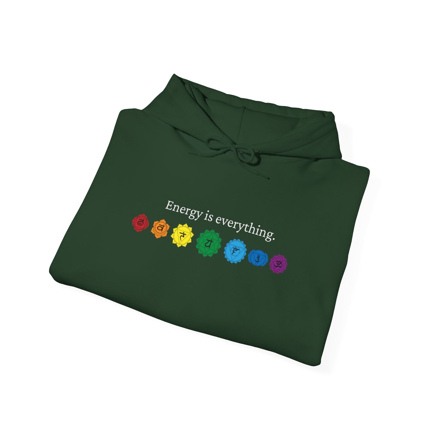 Energy is Everything -- Chakras (Adult Unisex Hooded Sweatshirt)