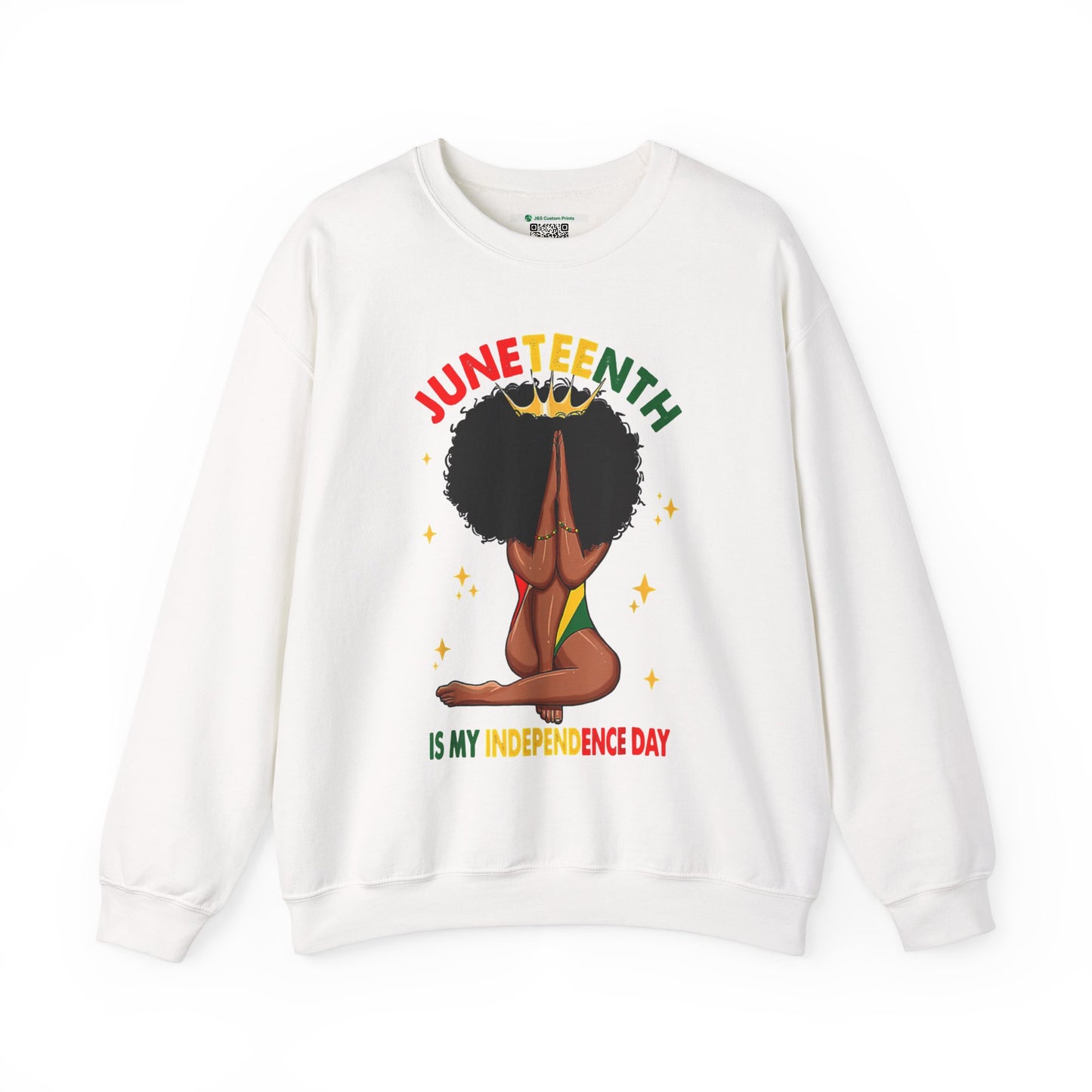 Juneteenth -- My Independence Day (Adult Unisex Crewneck Sweatshirt)