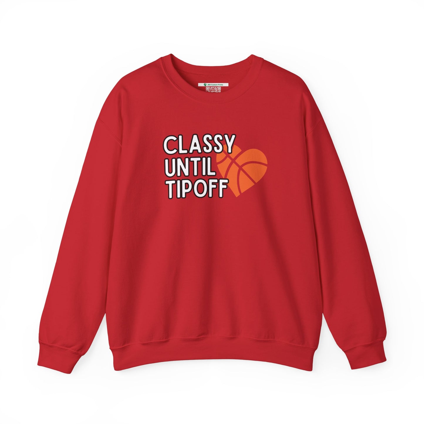 Classy Until Tipoff (Adult Unisex Crewneck Sweatshirt)