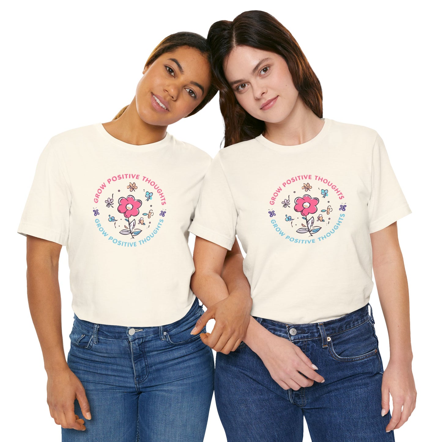 Grow Positive Thoughts (Adult Unisex Tee)