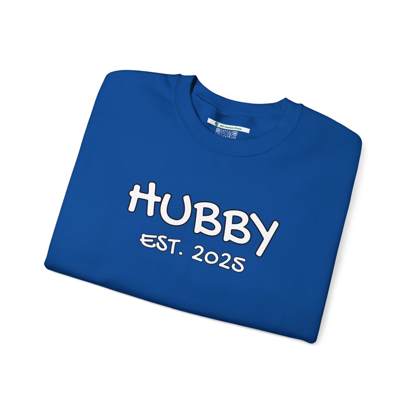 Matching Marriage Set -- "Hubby" (Adult Unisex Crewneck Sweatshirt)