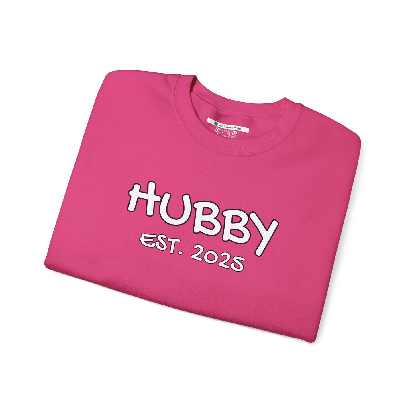 Matching Marriage Set -- "Hubby" (Adult Unisex Crewneck Sweatshirt)