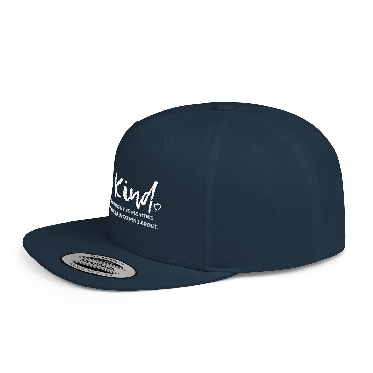 Be Kind (Embroidered Flat-Bill, Cotton, Snapback Hat)