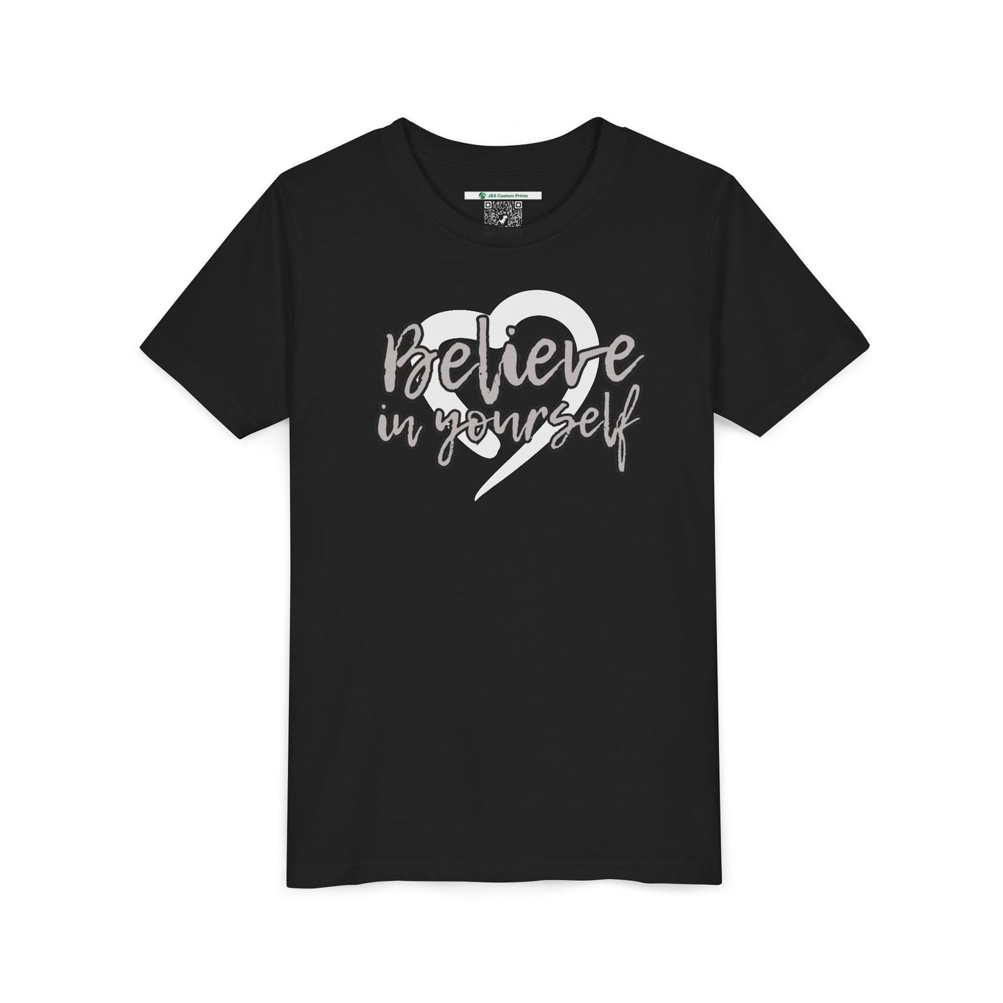 Believe In Yourself -- Gray (Youth Unisex Tee)