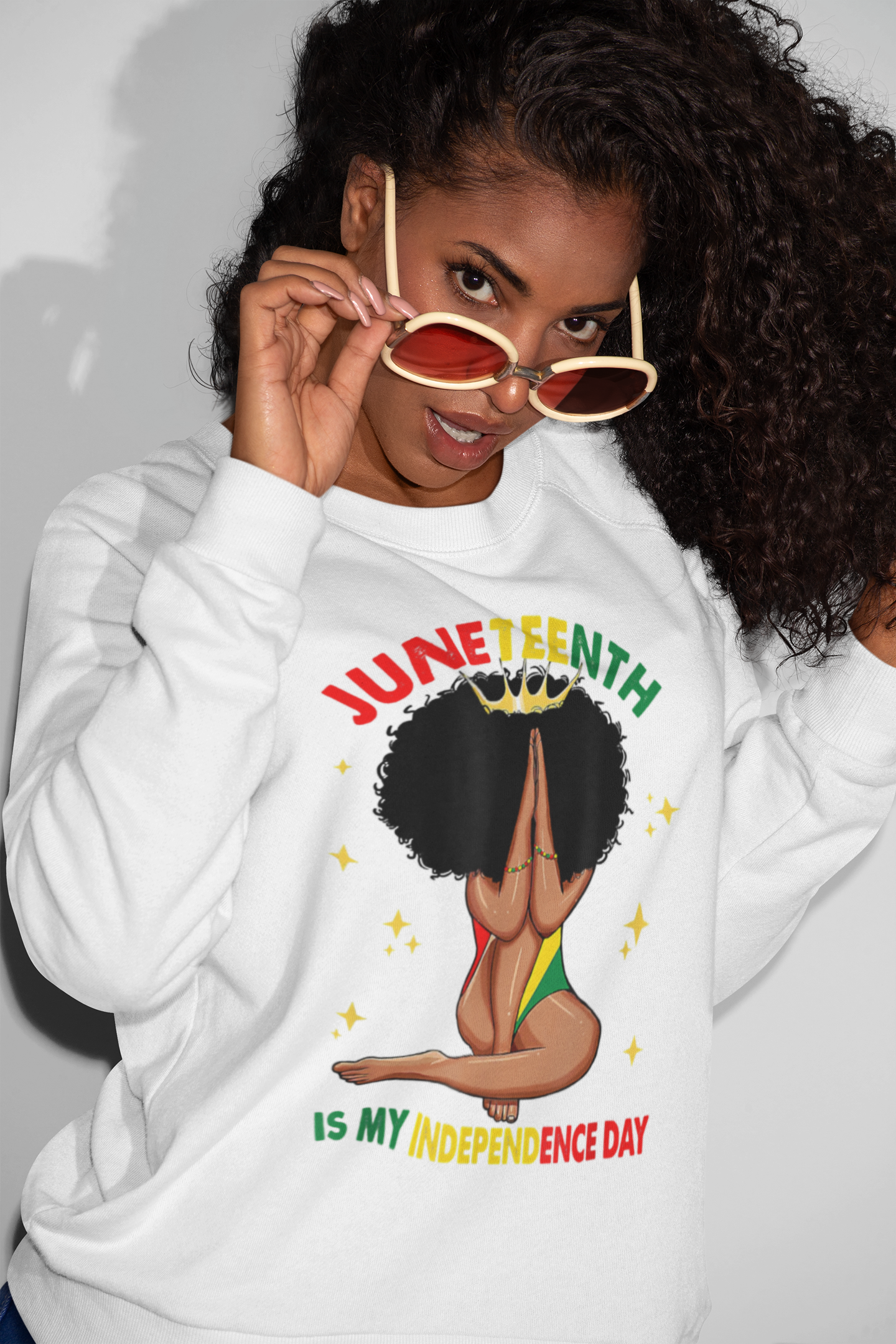 Juneteenth -- My Independence Day (Adult Unisex Crewneck Sweatshirt)