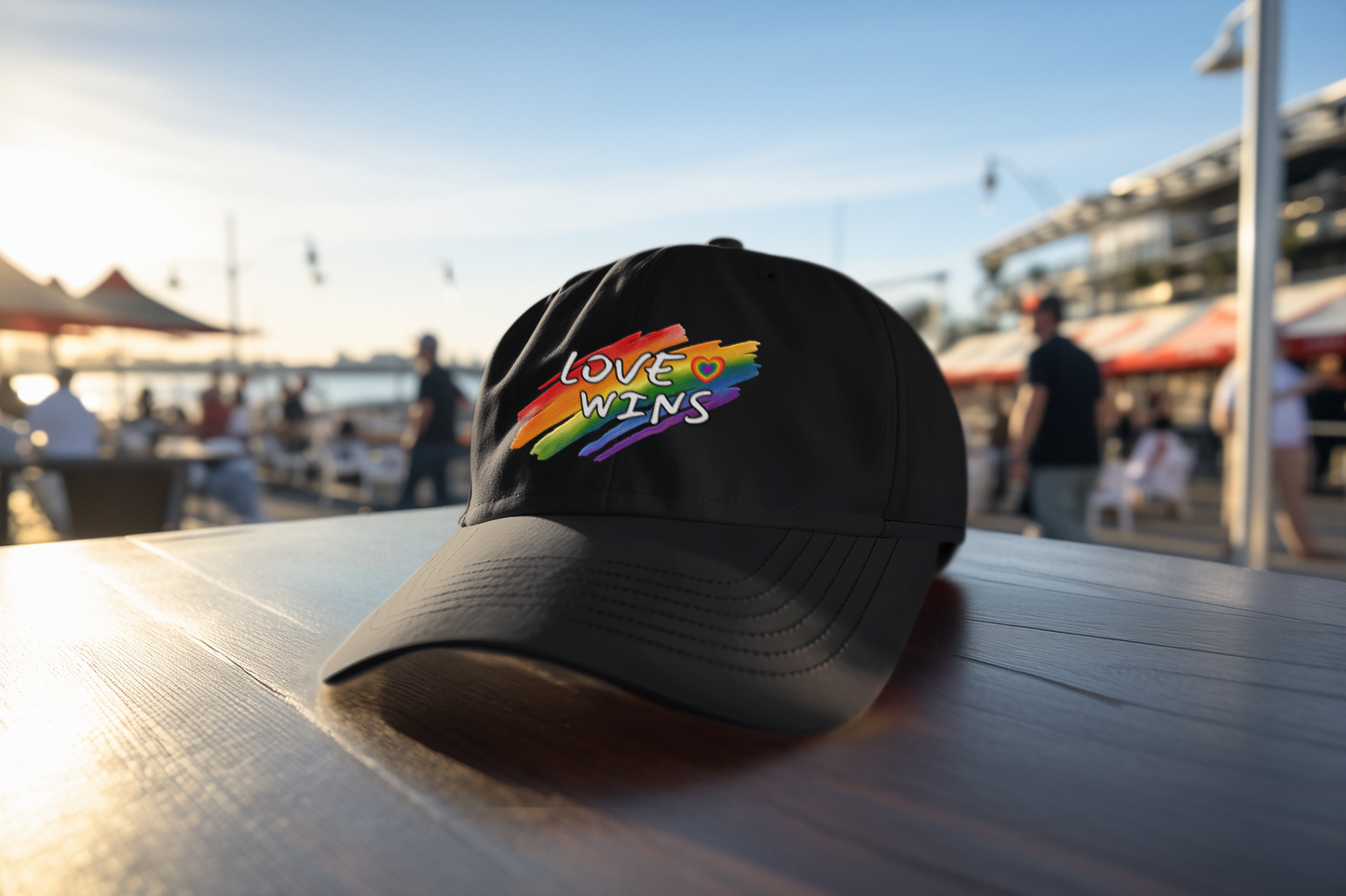 LGBTQ+ "Love Wins" (DTF Printed Hat)