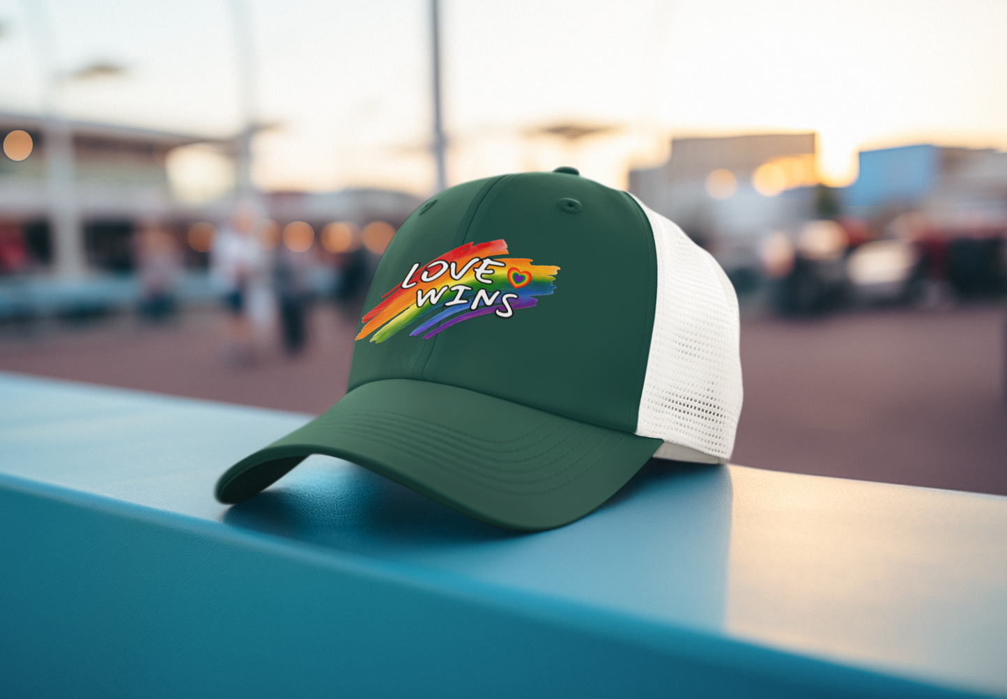 LGBTQ+ "Love Wins" (DTF Printed Hat)