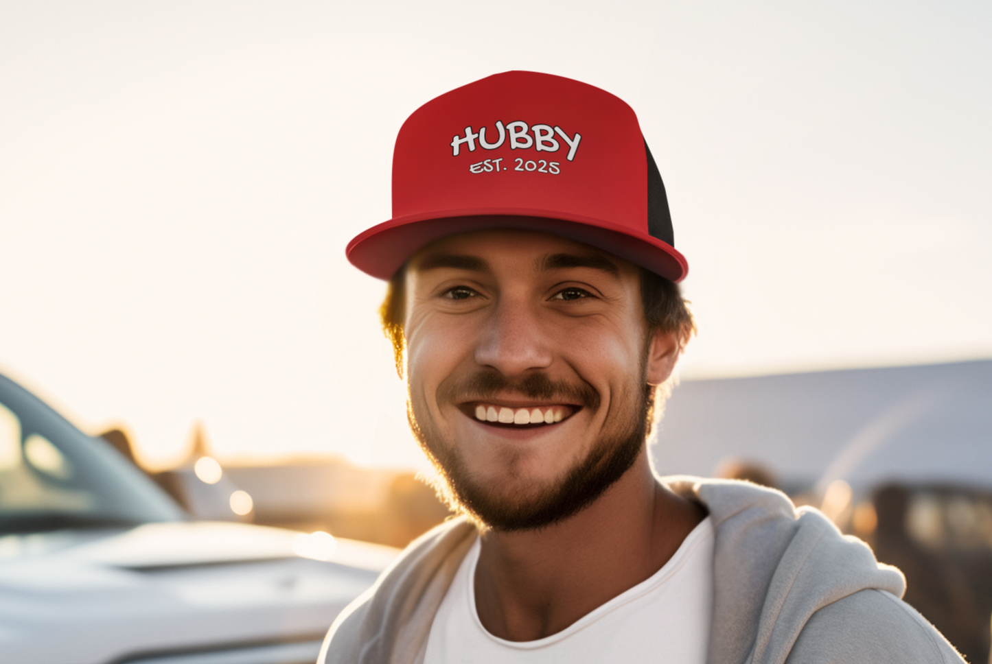 Matching Marriage Hats -- Hubby (DTF Printed Hat)