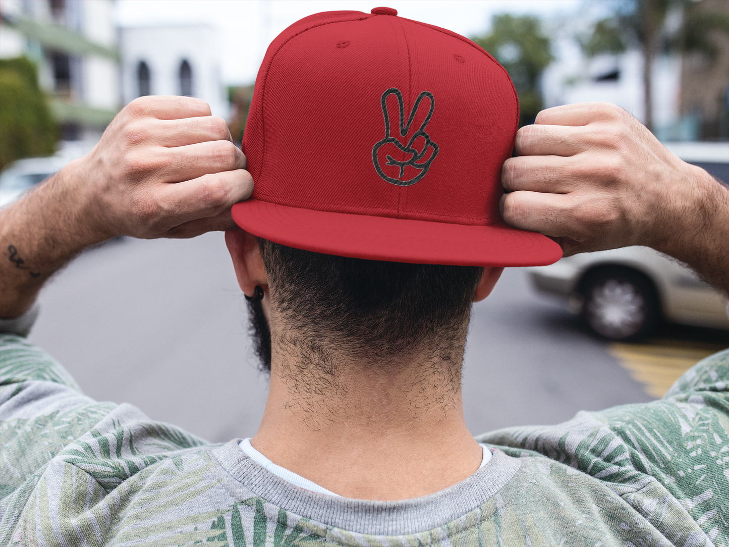 Peace Sign (DTF Printed Hat)