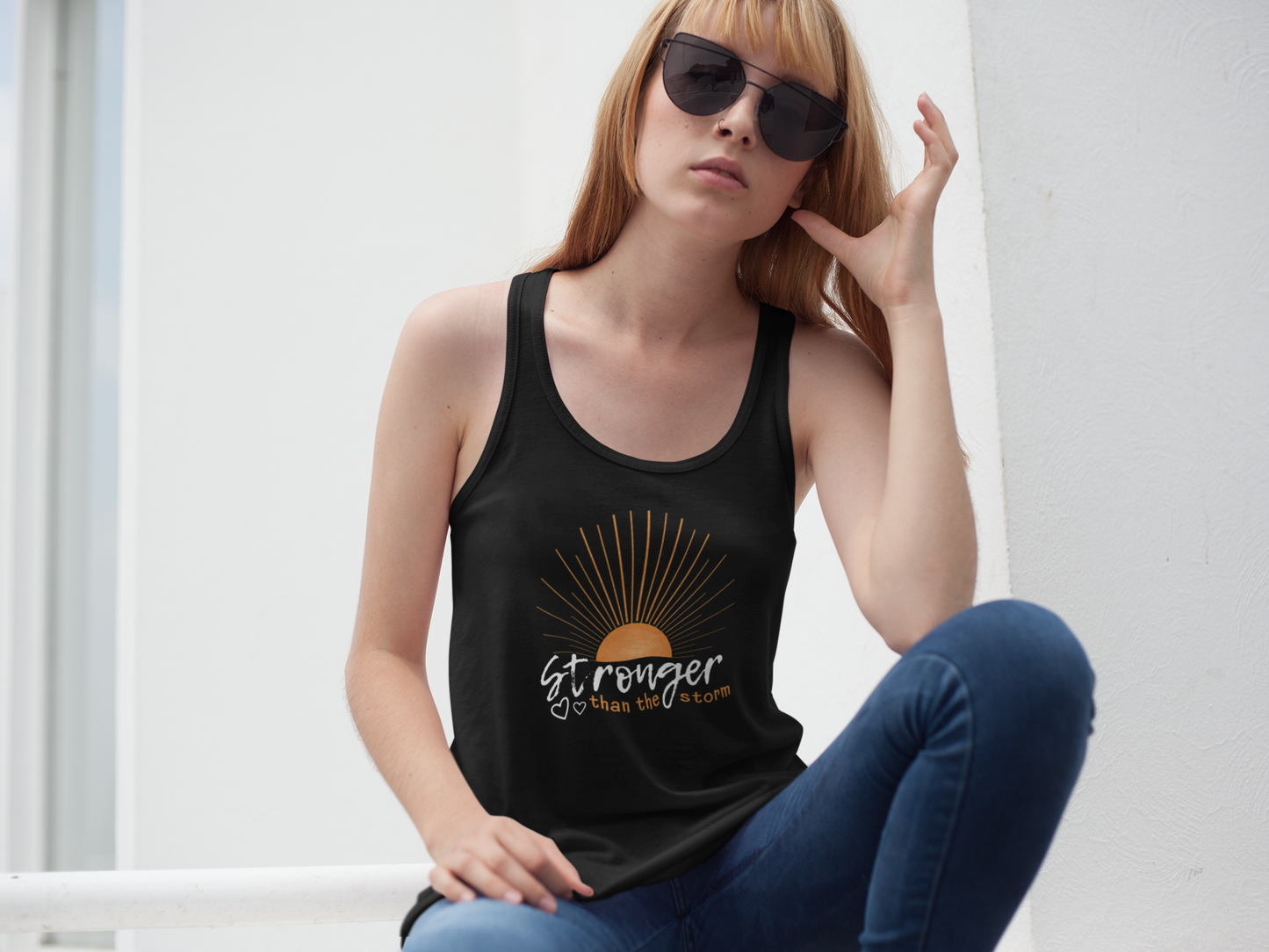 Stronger Than The Storm (Adult Unisex Tank Top)