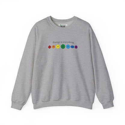 Energy is Everything -- Chakras (Adult Unisex Crewneck Sweatshirt)