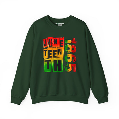 Juneteenth 1865 (Adult Unisex Crewneck Sweatshirt)