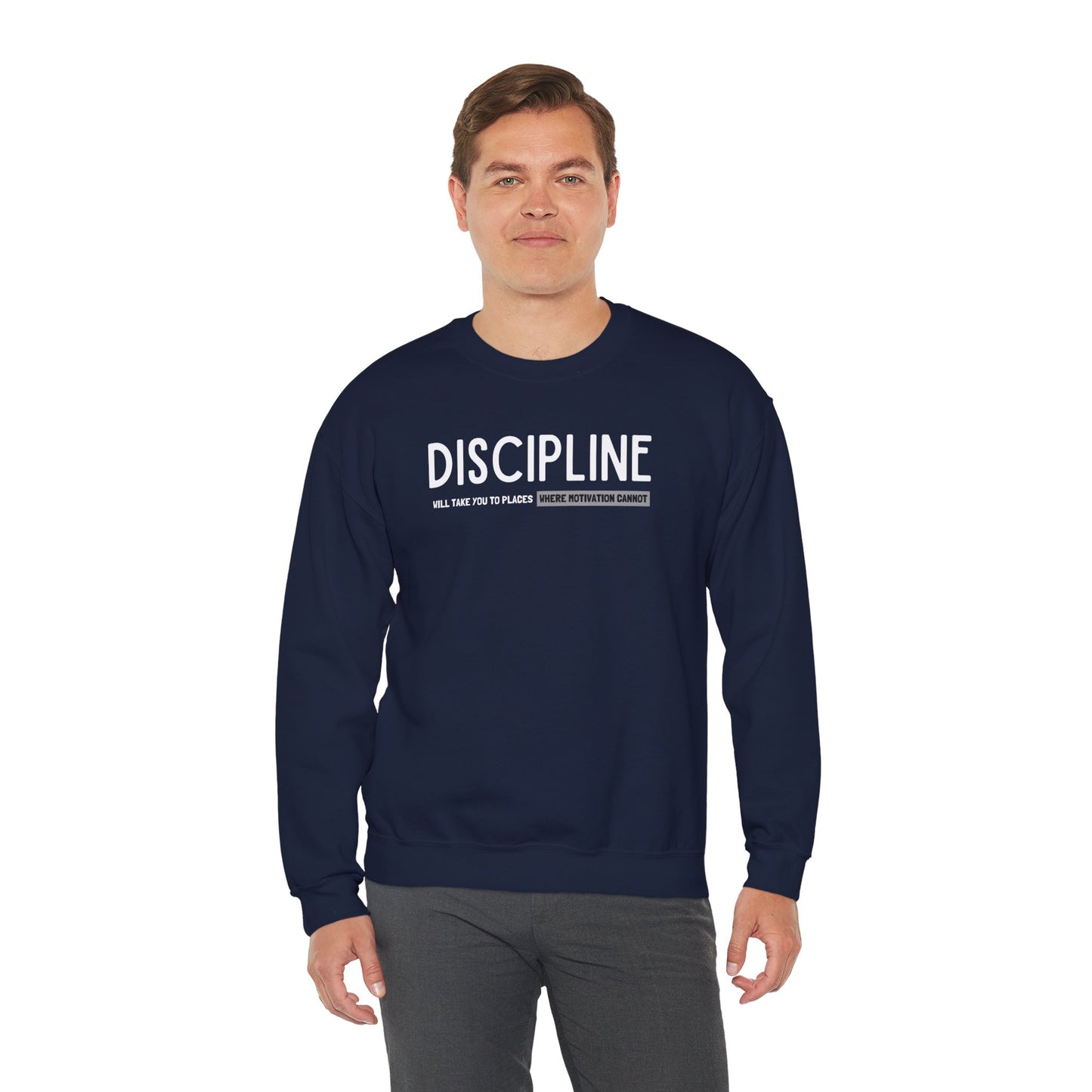 Discipline (Adult Unisex Crewneck Sweatshirt)