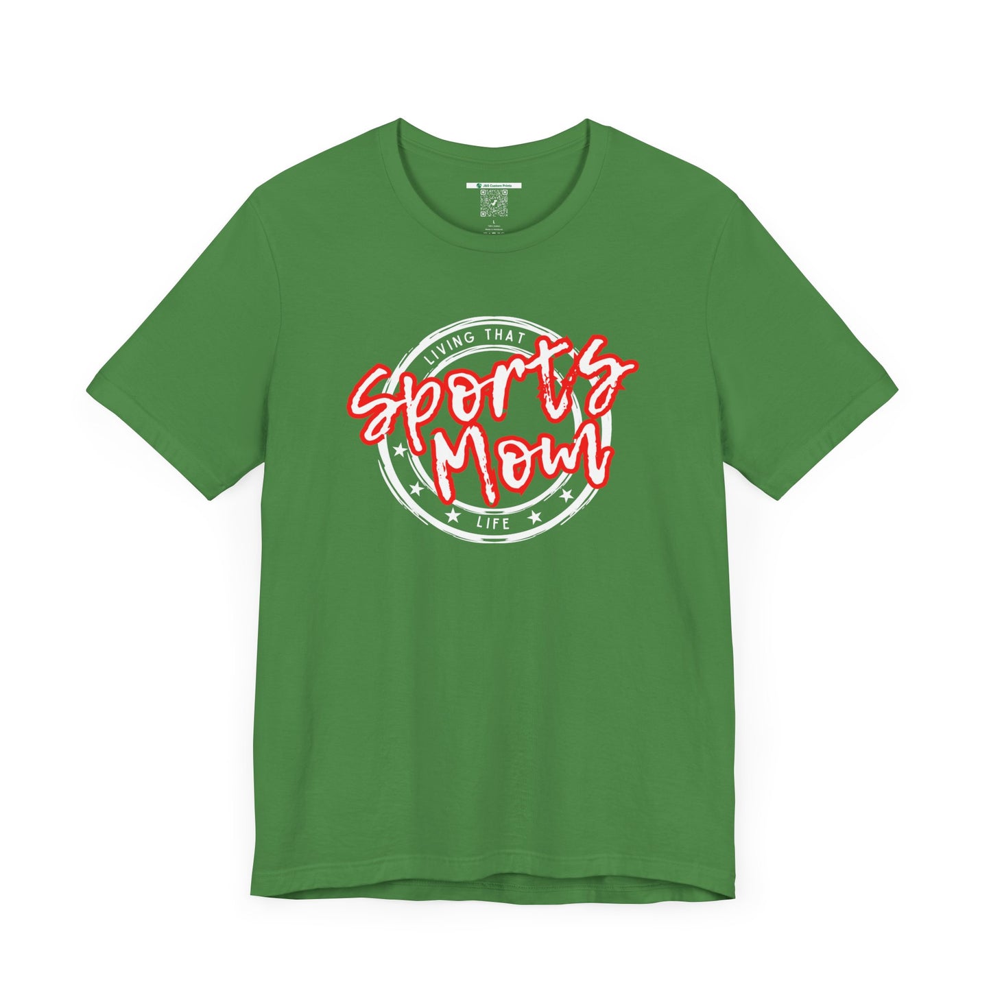Sports Mom -- Red Font (Adult Unisex Tee)