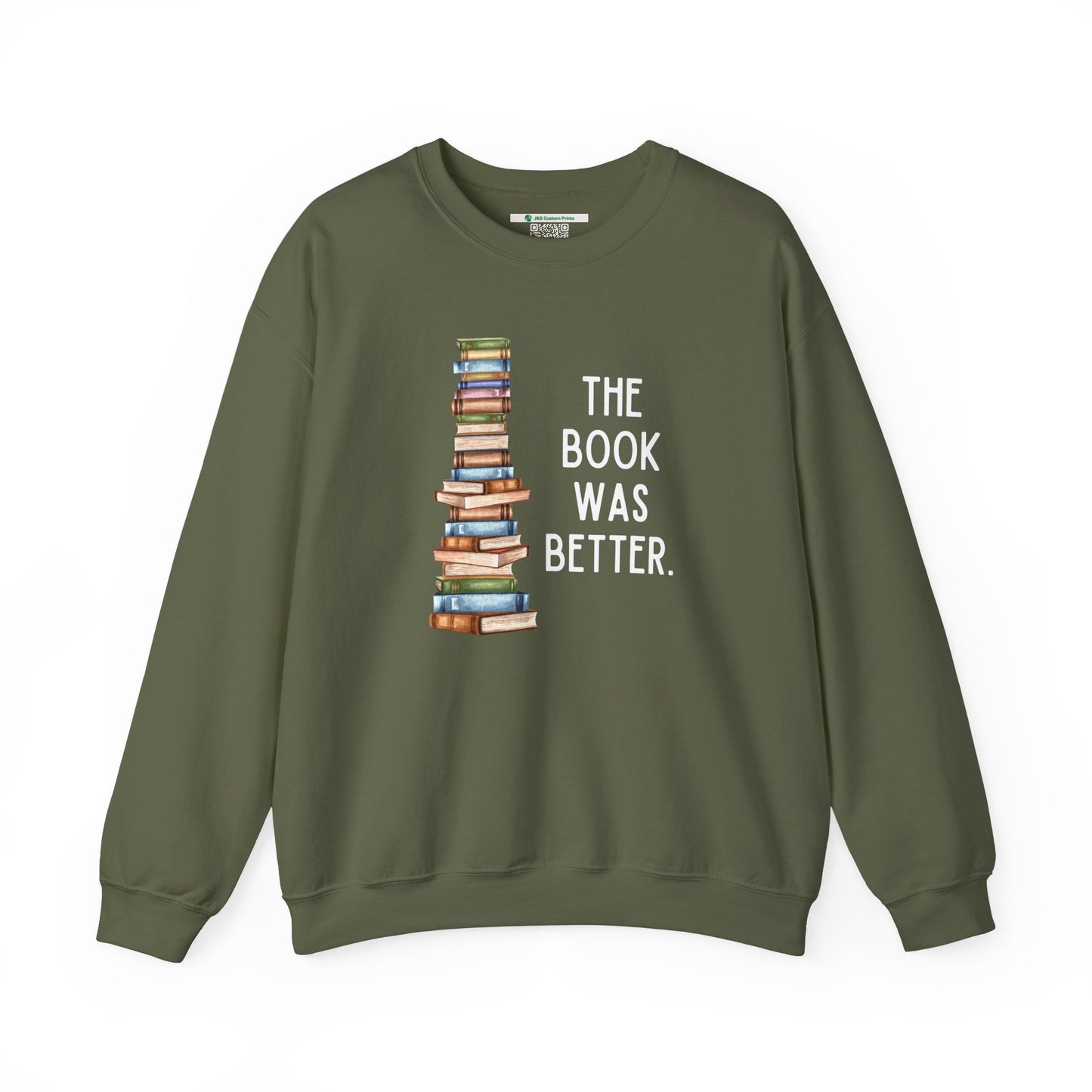 The Book Was Better [2] (Adult Unisex Crewneck Sweatshirt)