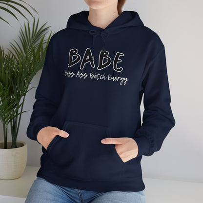 BABE (Adult Unisex Hooded Sweatshirt)