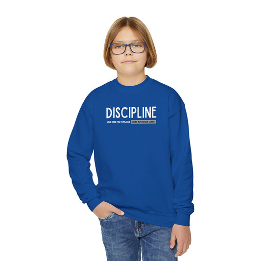 Discipline (Youth Unisex Crewneck Sweatshirt)