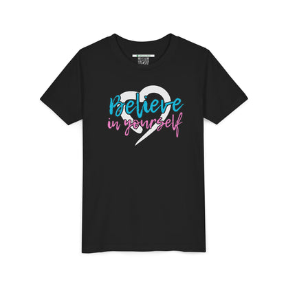 Believe In Yourself -- Blue/Pink (Youth Unisex Tee)