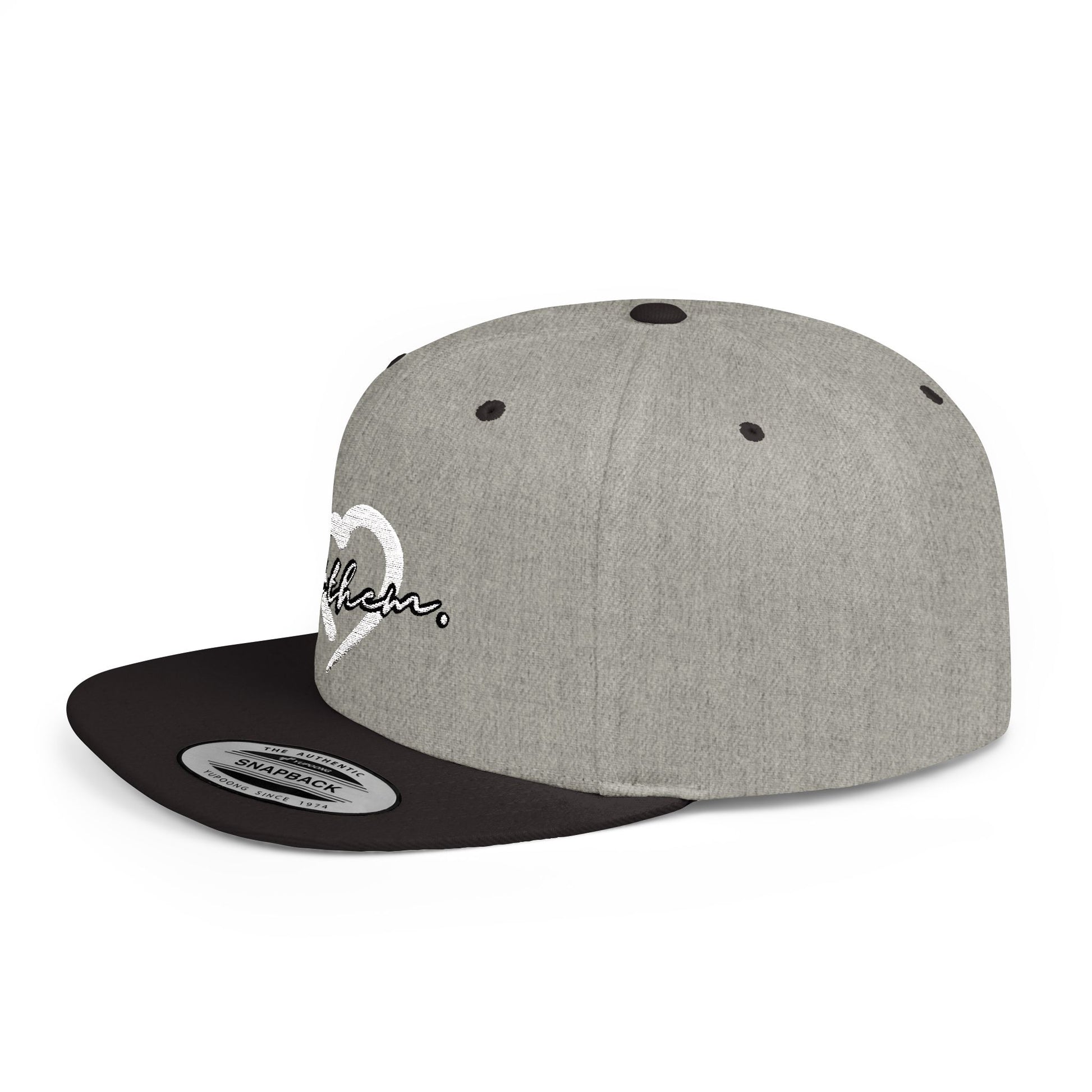 Let Them (Embroidered Snapback Flat-Bill Cotton Hat) - J&S Custom Prints