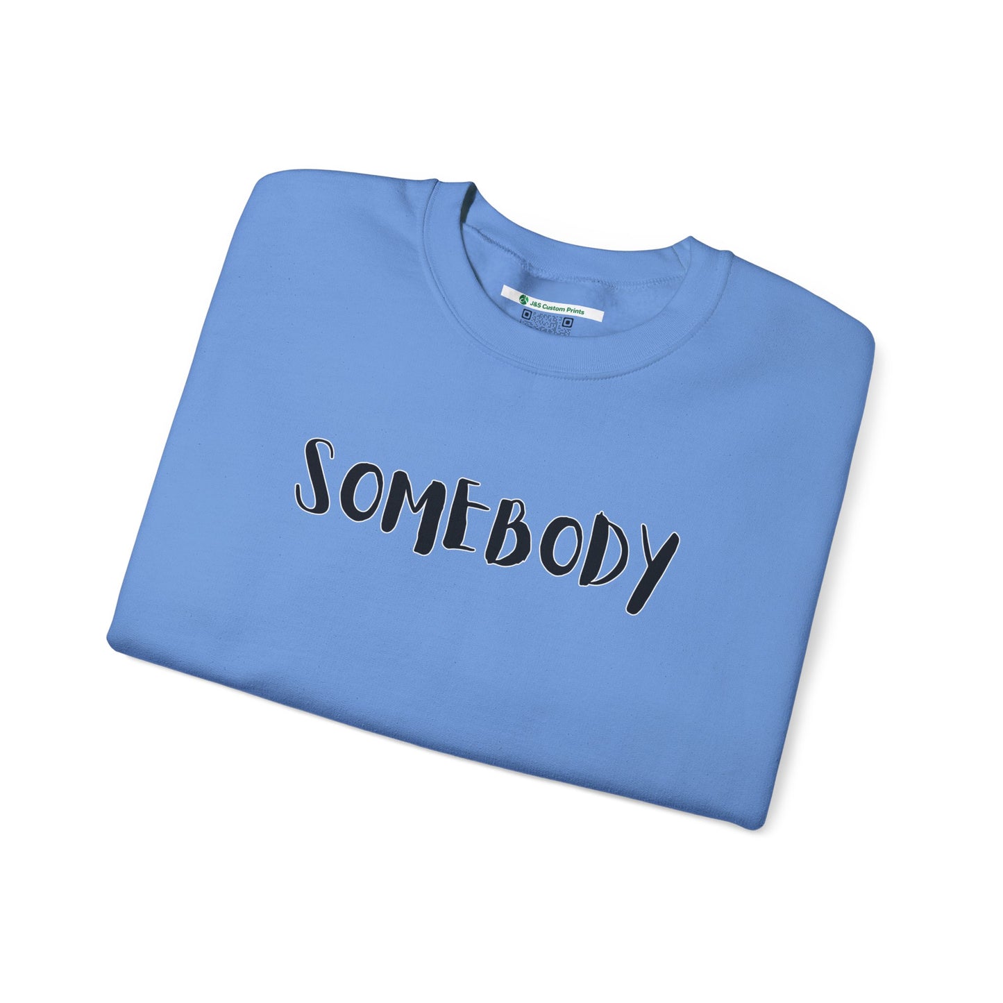 Matching Couple's Set -- "Somebody" (Adult Unisex Crewneck Sweatshirt)