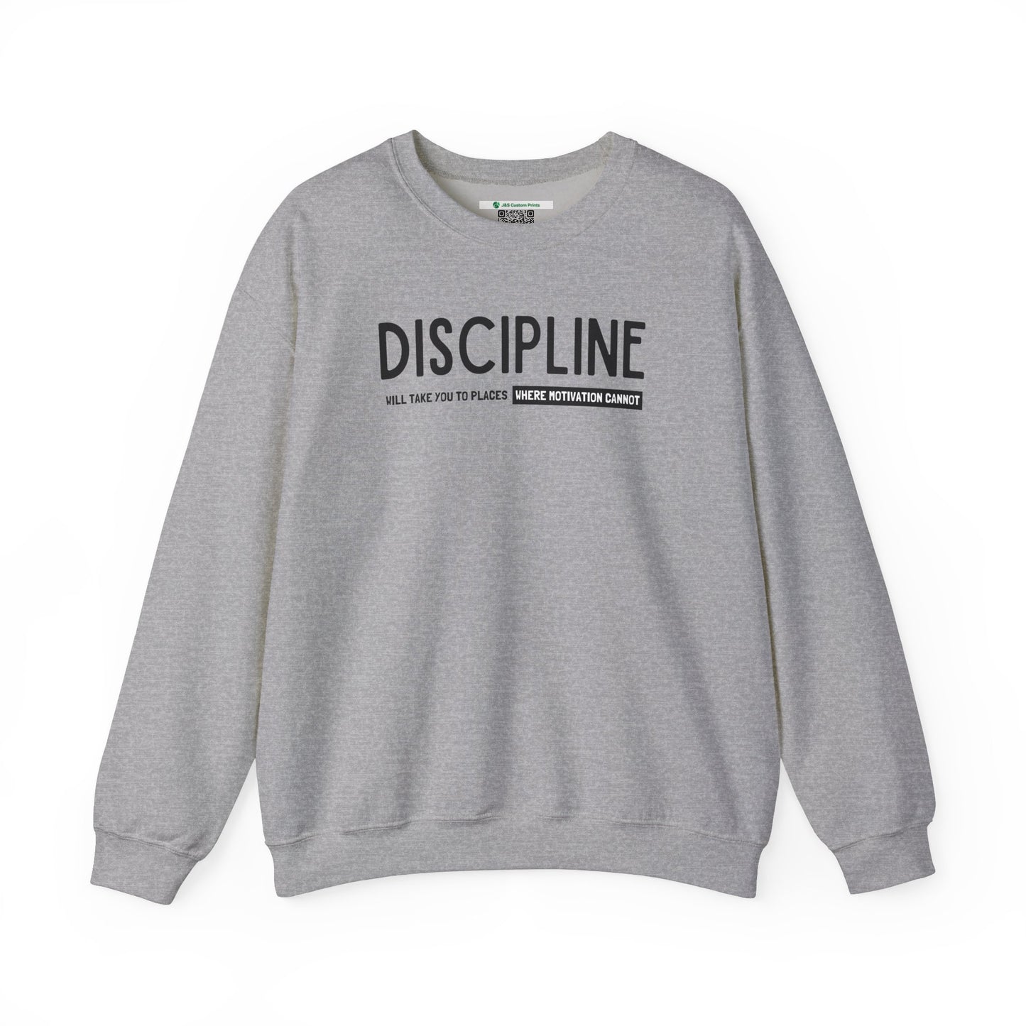 Discipline (Adult Unisex Crewneck Sweatshirt)