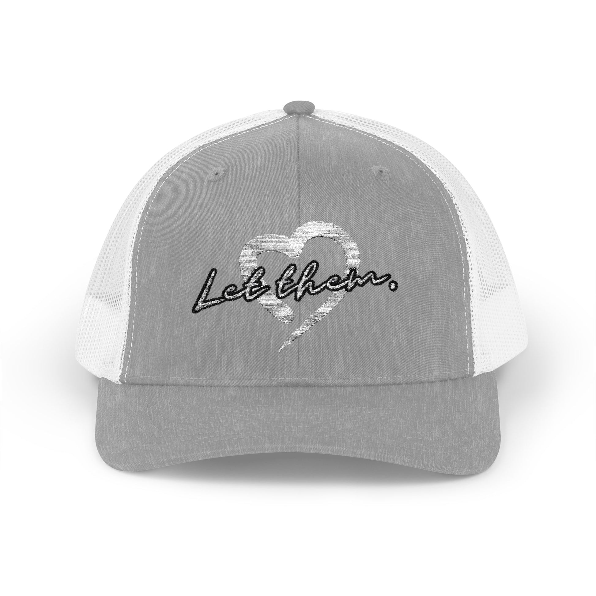 Let Them (Embroidered Snapback Trucker Hat) - J&S Custom Prints