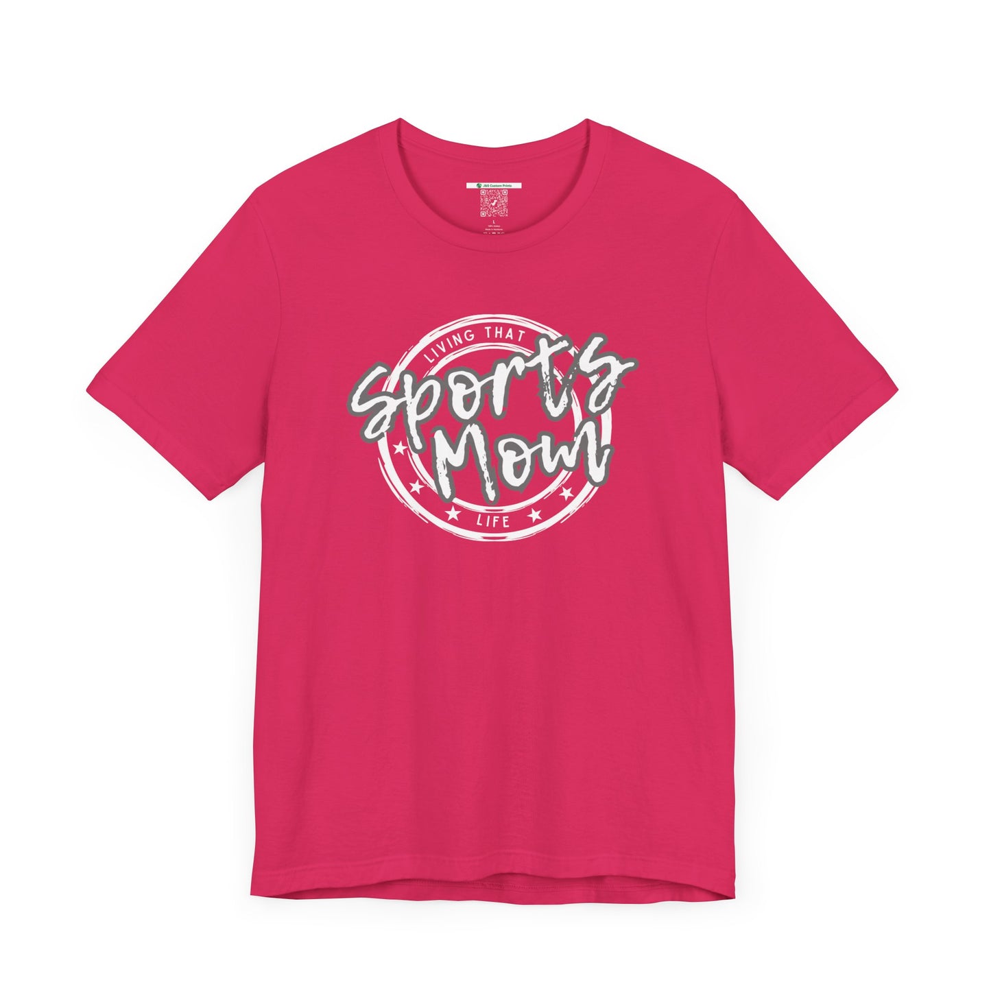 Sports Mom -- Gray Font (Adult Unisex Tee)