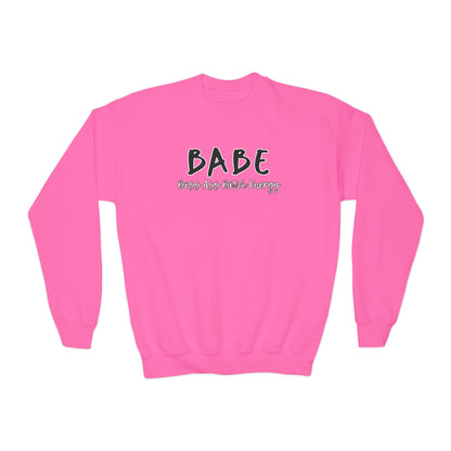 BABE (Youth Unisex Crewneck Sweatshirt)