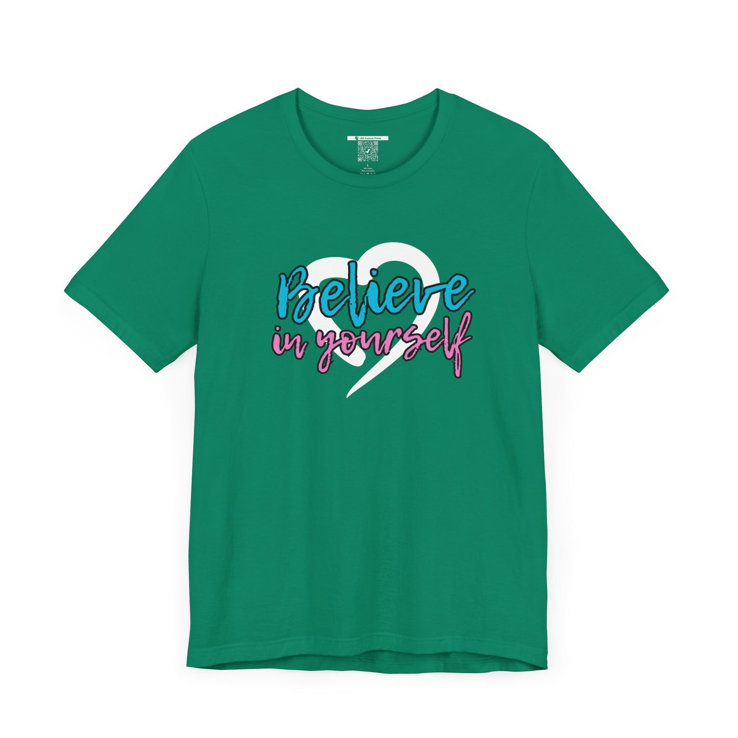 Believe In Yourself -- Pink/Blue (Adult Unisex Tee)