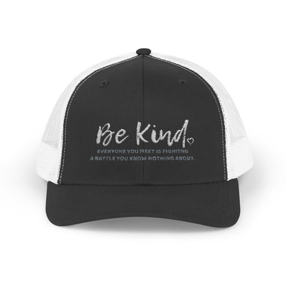 Be Kind (Embroidered Snapback Trucker Hat)