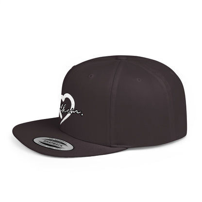 Let Them (Embroidered Snapback Flat-Bill Cotton Hat) - J&S Custom Prints