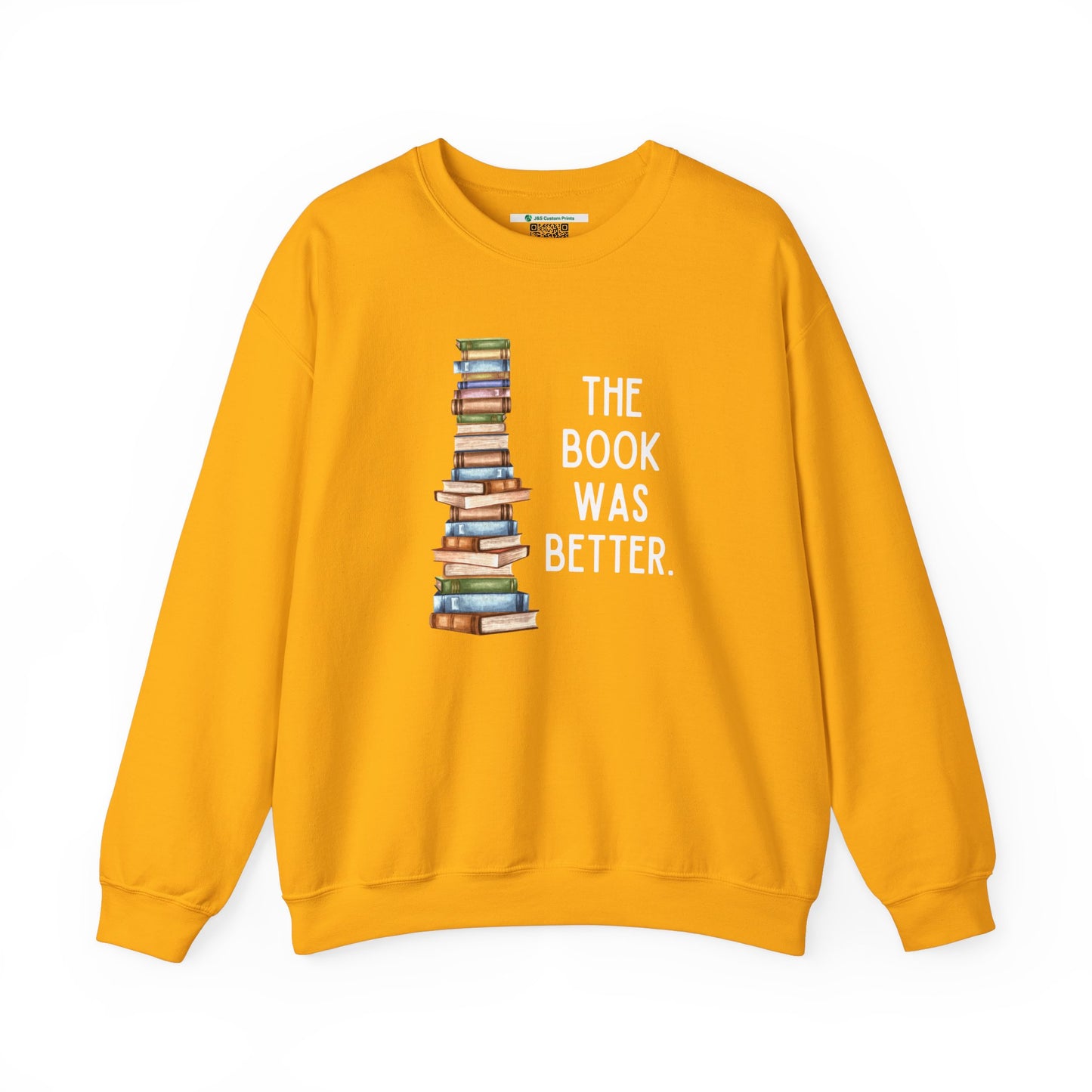 The Book Was Better [2] (Adult Unisex Crewneck Sweatshirt)